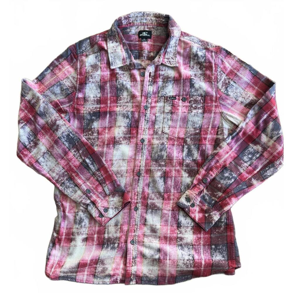 Handmade One-of-a-Kind Upcycled Distressed Flannel | XL